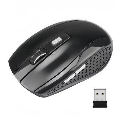 2.4G Wireless Mouse Gaming Mouse Ergonomic Mouse 6 Buttons 800-1200-1600 DPI Optical Office Mouse Mice for PC Laptop Macbook
