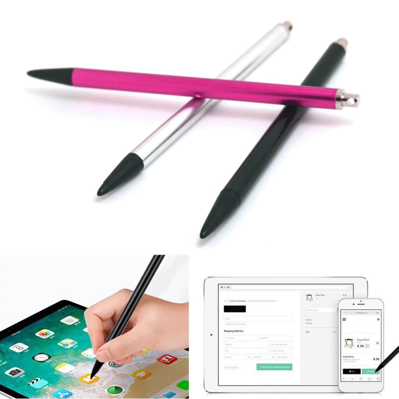 New anti Lost  Mobile Phone Tablet Drawing Writing Stylus Pen Accessories